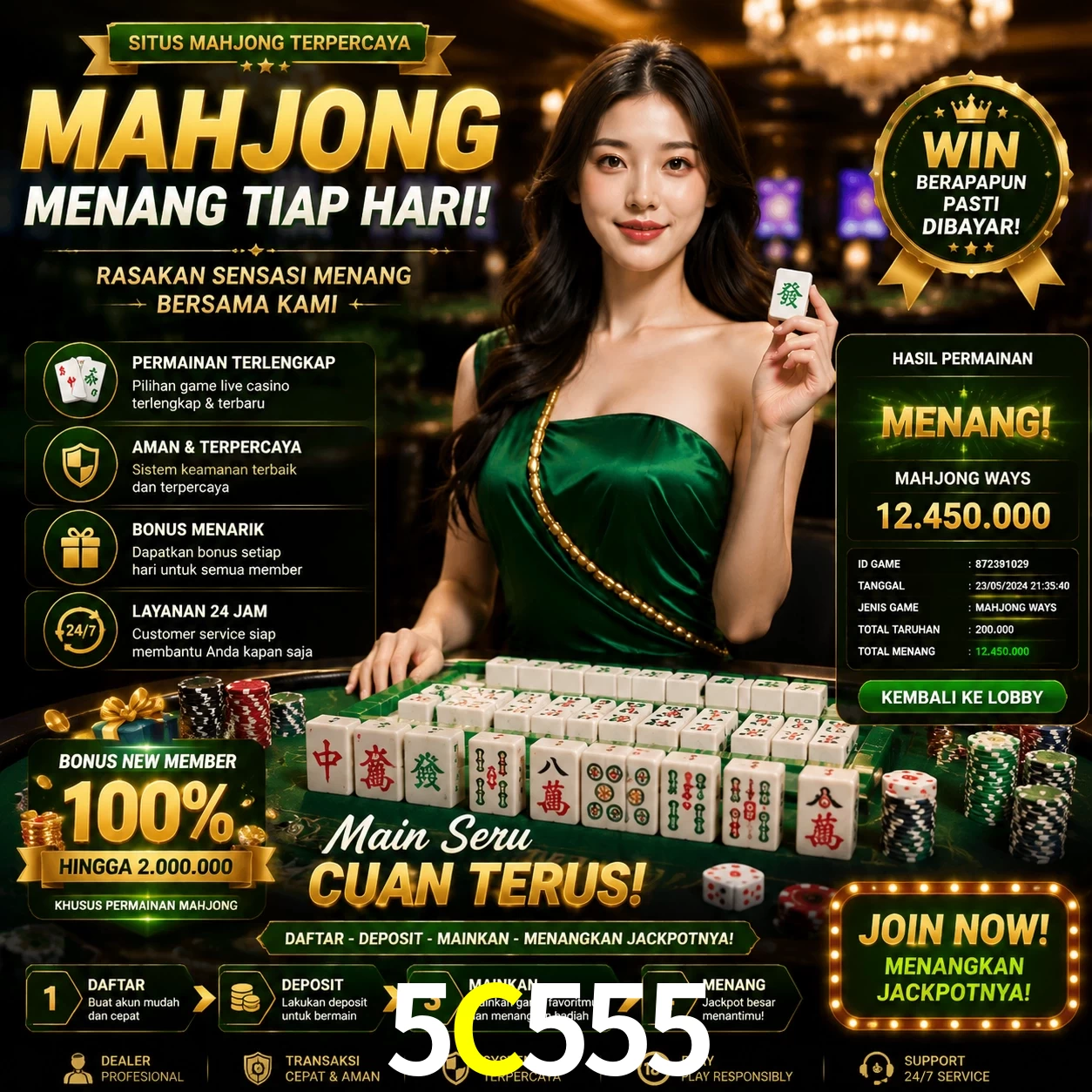 Cashback VIP 5C555 - reembolso semanal